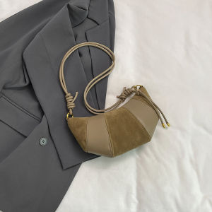 Fashionable Casual Dumpling Bag Womens New 2025 Retro Trend Matte Single Shoulder Bag Versatile High-End Small Size Womens Bag