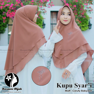 KASUARI Hijab & KUPU SYARI - Ceruty Babydoll & Hijab Instan