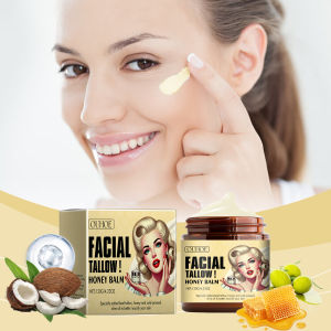 OUHOE | Tallow Honey Balm Fine Lines Removal Lifting Firming Tighten Smooth Improve Puffiness Hydrating Nourish Moisturizing Face Cream
