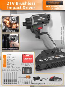 NANWEI | Brushless Lithium Battery Electric Screwdriver
