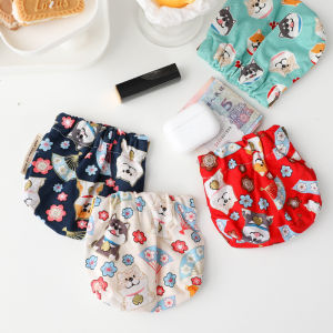 Mini Cotton Fabric Coin Purse Womens Retro Japanese Style Embroidery Dog Lucky Money Bag Hard Shell Coin Purse Female Youth