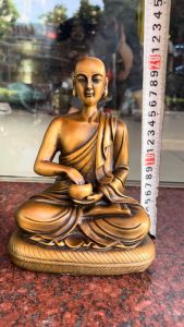 Tượng thánh tăng sivaly bằng đồng màu nâu phong thủy cao 20cm đế rộng 15x11cm nặng 2.5kg