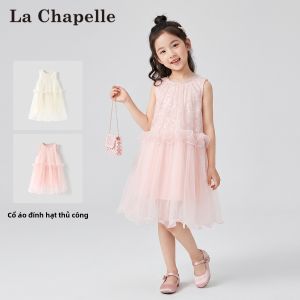puella kids | Đầm Bé Gái Không Tay Lấp Lánh Cho Đám Cưới