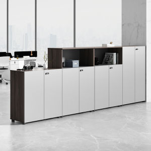 Secure Office File Storage Cabinet Wooden Small