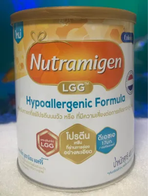 Nutramigen LGG นูตามิเยน ขนาด400 กรัม(สูตรนมผงทางการแพทย์)สำหรับทารกที่แพ้โปรตีนจากนมวัว