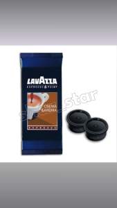Lavazza Espresso Point Crema & Aroma Capsule Coffee – 100 Capsules – Strong Flavor Espresso with Chocolate Aroma – EP Point System Compatible