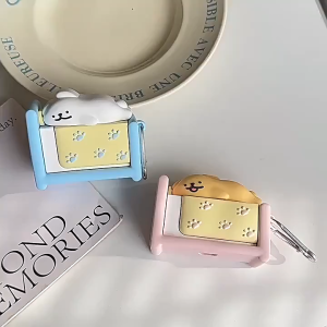 3D Capybara Doughnut Wireless Earphone Case for AirPods Pro 2 Charging Box Silicone Headphone Cover for AirPods 2  Case