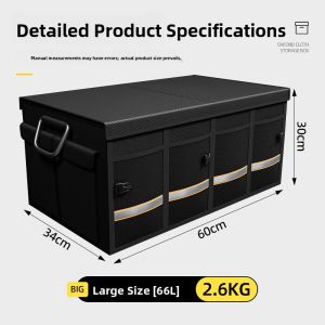 TANLAODA | Foldable Car Storage Box Storage Organizer Trunk Organizer