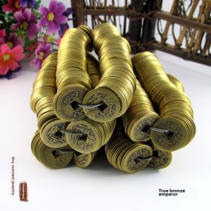 Hongwu Tongbao Authentic Bronze Coin Ten Emperor Ancient Coin Currency Fashion Jewelry DIY Accessories Other Parts And Accessories