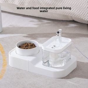 MONLEYTA | Automatic Cat Feeder Water Dispenser Dog Drinking Pet Supplies Food Distribution Cat Bowl All-inclusive Pet Products