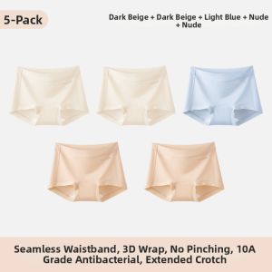 Yuzhaolin | Cotton Anti-Bacterial Longer Crotch Womens Briefs Underwear