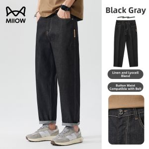 MiiOW | Cool Feeling Casual Pants Tencel Linen Blend