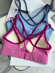 Áo Bra mút đúc 036 chống sốc Áo tập yoga gym chạy bộ vải lulu chéo