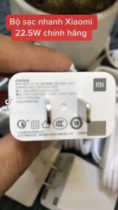 Bộ sạc nhanh Xiaomi 22.5w dây Type C và Micro hàng chính hãng BH 12 tháng