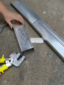 12 inch Drilling Metal Multifunctional Ceiling Installation Home Plaster Board Antislip Handle Partition Lock Fastening