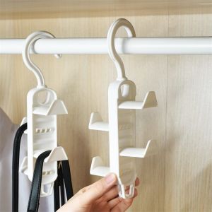 Wardrobe Two Sided Hanger for Handbag Belt Scarf Rotatable Double Sided Wardrobe Accessory