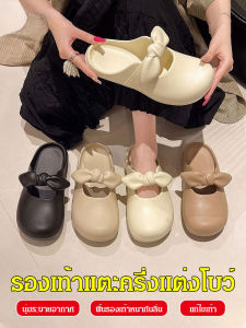 พื้นนุ่ม รองเท้าแตะใส่นอกบ้าน ผู้หญิง บ้าน ฤดูร้อน แฟชั่น รองเท้าแตะครึ่งตัว