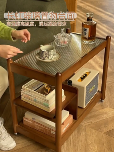 Sofa Side Table Tea Table Tea Table Household Movable Sofa Side Table Tea Side Cabinet Small Table Simple Storage Rack