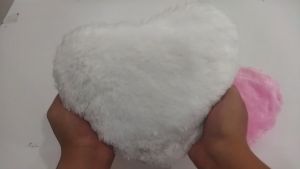 Sanan Fashion - Tas Selempang Boneka Karakter Love Cantik Lucu Pink Putih Rasfur Bulu Casual