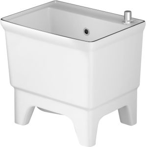 WEILANJINGDIAN | Classic High Legged Side Discharge Mop Sink