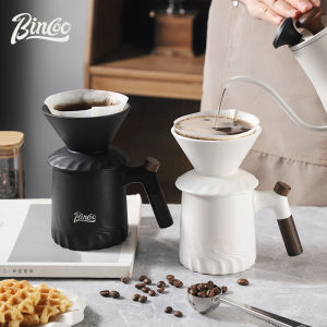 Bincoo cán bằng gỗ phin pha cà phê thiết lập tay-ủ Bình đựng cà phê thiết lập chia sẻ nồi cốc lọc