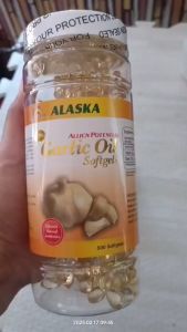 Alaska Heart-Healthy Garlic Oil Softgels 500ct - Antioxidant & Cardiovascular Support