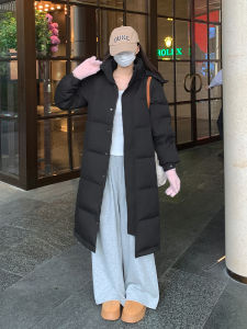 SUHUIQIAN | Warm Extra-long Hooded Down Jacket for Women