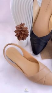 Syazani Chintya Sepatu Mules Flast Shoes Wanita Cewek Kekinian & Empuk