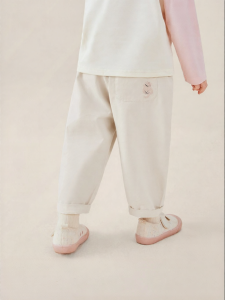 Jelly Baby | Quần Trẻ Em Dáng Suông Rộng Mùa Thu Vải Cotton Phong Cách Thường Ngày
