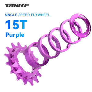 TANKE-Single Speed Flywheel Conversion Kit18THG Cassette CogMTB Road Bike Sprocket for Freewheel Chain7075 aluminum alloy