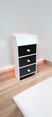 rak nakas 3 laci minimalis modern