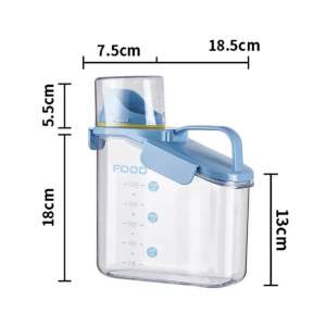 Cereal Storage Container Sealed Crisper 密封储物罐 Grains Food Dispenser Storage Rice Tank Dispenser Household Kitchen Organizers