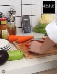 OV645 Gantungan Tisu Dapur / Gantungan Kain Lap Tempel Dinding / Tempat Tisu Rolls