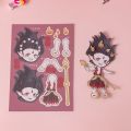 New Type of Asura Paper Figure Toy Assembleable Interactive DIY Craft Flat Figure No Cutting Required Quiet Book Assembly 3D Model. 
