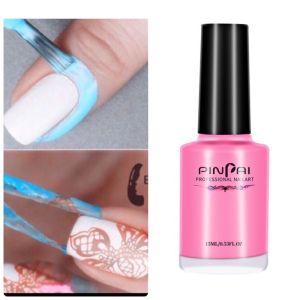 Nail Art Peel Off Cuticle Glue Palisade Base Coat Liquid Tape Manicure Clean Hedge