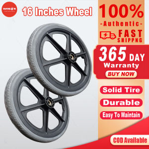 WeBOR 14 Inches Wheel Wheelchair Replacement Solid TireNon-Slip Durable