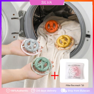 Reusable Washing Machine Mesh Laundry Ball with Replace 20 Mesh Bags Floating Lint Hair Catcher Pet Hair Remove Dirt Collection