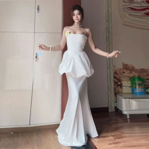 CHANGTONG | Beach Vacation Style Strapless Dress Bodycon Mini Skirt Two Piece Set Summer Hot Trend Absolutely Beautiful Fairy Skirt