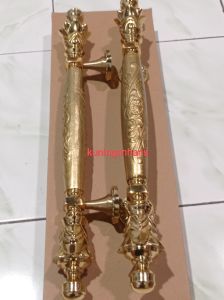 gagang pintu rumah 45cm terbaru kuningan Gold
