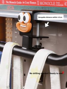 Office Desk Bag Hook Organizer Steel Material No Drilling Required Hooks for Umbrella And Miscellaneous Items Storage