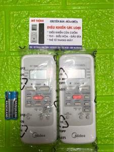 điều khiển điều hoà MIDEA hàng chính hãng mới 100%.