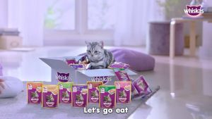 Whiskas Adult Cat Food Pouches – Delicious Wet Cat Food for Adult Cats (85g per Pouch)