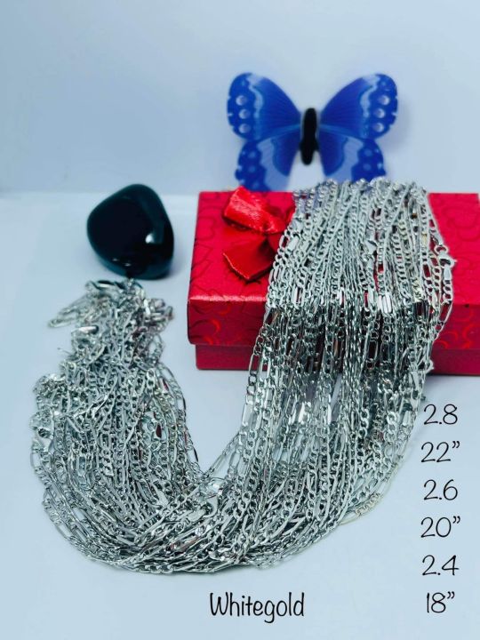 White Gold Chain 18karat Saudi Gold Pawnable Lazada PH