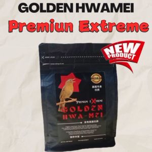 Makanan Burung Golden Black Premium Extreme untuk Anis Wambi Murai Poksay Kacer Cendet (500 gram)