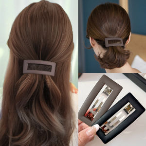 กิ๊บติดผมแบบหนีบก้นกลางยาวปานกลางสำหรับฤดูร้อน กิ๊บติดผมแบบยืดงอขนาดกลางสำหรับผู้หญิง กิ๊บติดผมแบบเรียบง่ายสำหรับการตัดผมแบบเรียบง่าย
