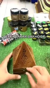 BUKHOOR MADINAH / BAKHOOR SET / Wooden Mabkhara Set/ Starter Full Set includes 1 Mabkhara 1 Bakhoor 2 packs Charcoal 1Torch Gun/*Ready Stock* Bukhoor
