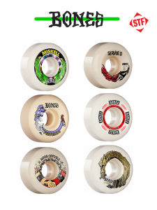 Bones STF Professional Skateboard Wheels Double Convex Flat Ground Bowl Pool Hard Wheels Made in USA for Extreme Sports