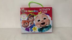 CoComelon Activity Case Gift Set with 4 Colouring & Activity Books & 700 Stickers for Kids