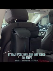 Car Mini Seat Leather Organizer Tas Penyimpanan Storage Belakang Jok Mobil Kulit