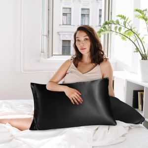 2Piece Natural Mulberry Silk Pillow Case Real Silk Protect Hair Skin Pillowcase Any Size Customized Bedding Pillow Cases Cover